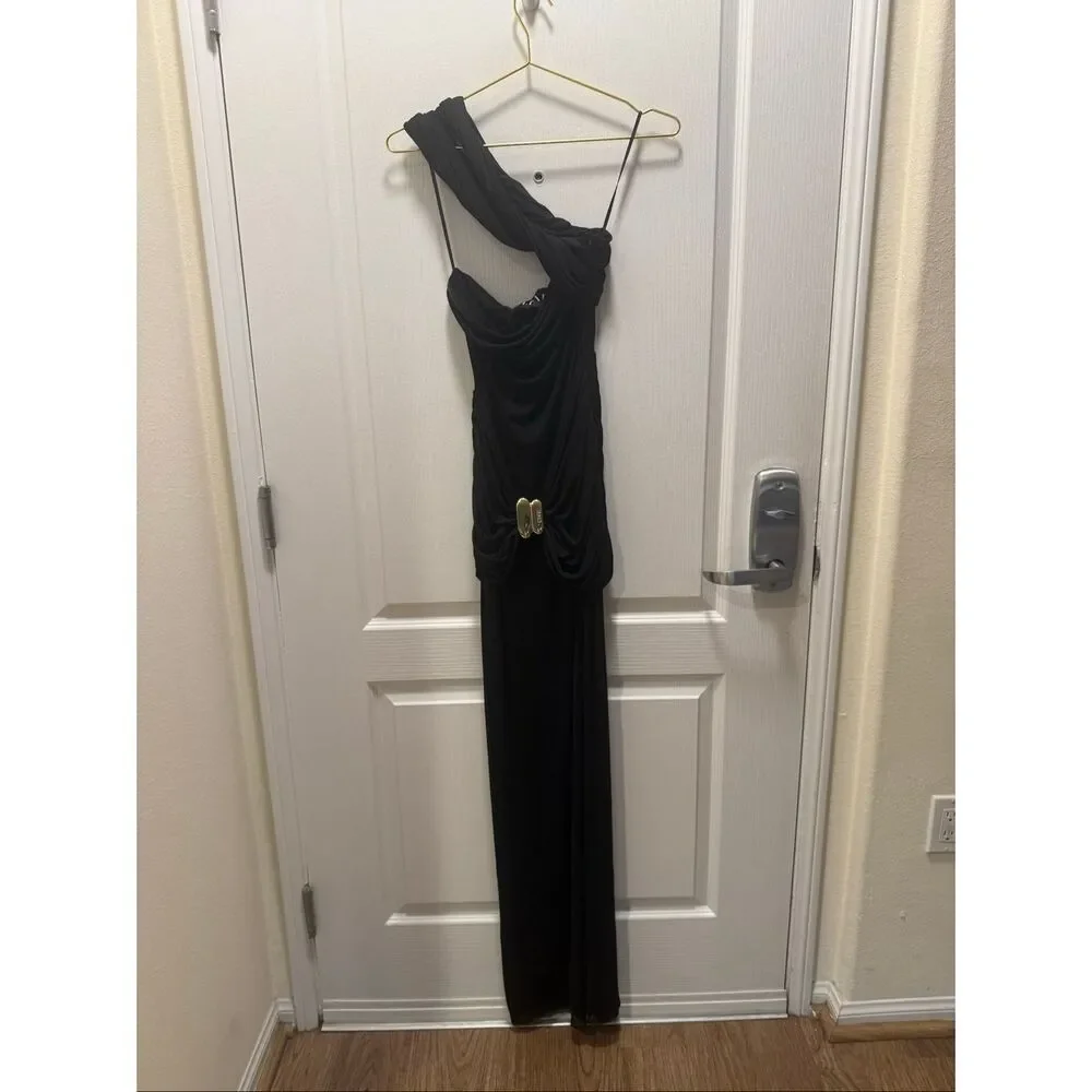 STUDIO LEXI Veda One-Shoulder Column Maxi Dress size S NWT - Picture 6 of 10